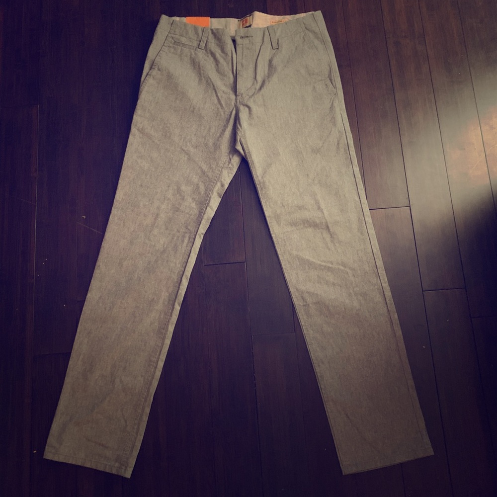 Gray boss orange pants